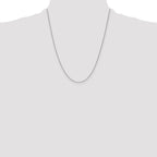 10k White Gold .8mm Spiga Chain