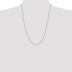 10k White Gold .8mm Spiga Chain