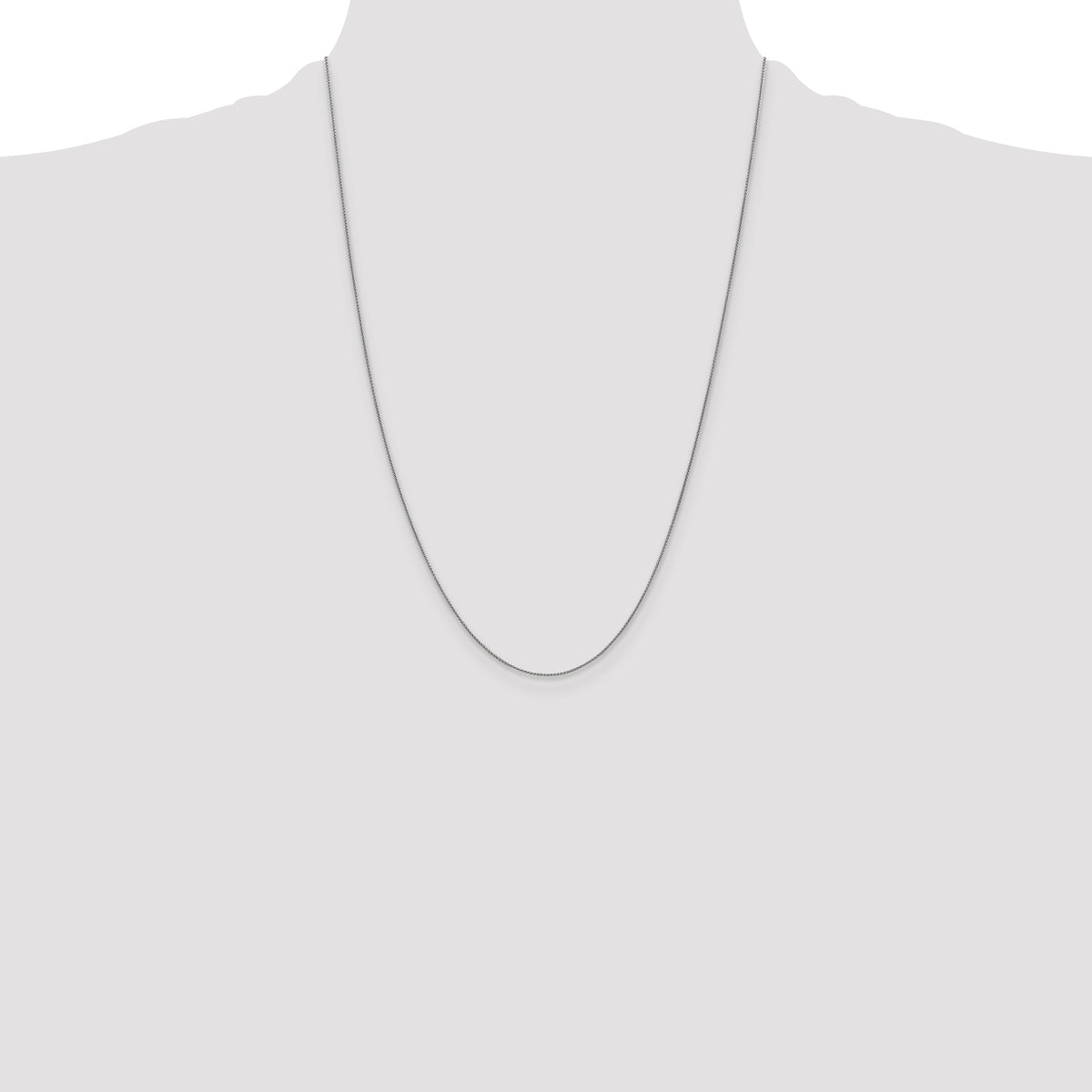 10k White Gold .8mm Spiga Chain