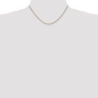 1.25mm 10K Yellow Gold Spiga Wheat Chain - Sophia Jewelers