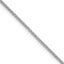 1.25mm 10K White Gold Spiga Wheat Chain - Sophia Jewelers