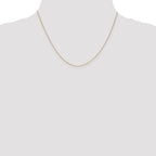 10k White Gold .5mm Baby Box Chain