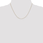 10k .5mm Baby Box with Lobster Clasp Chain