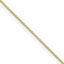 0.5mm 10K Yellow Gold Baby Box Chain - Sophia Jewelers