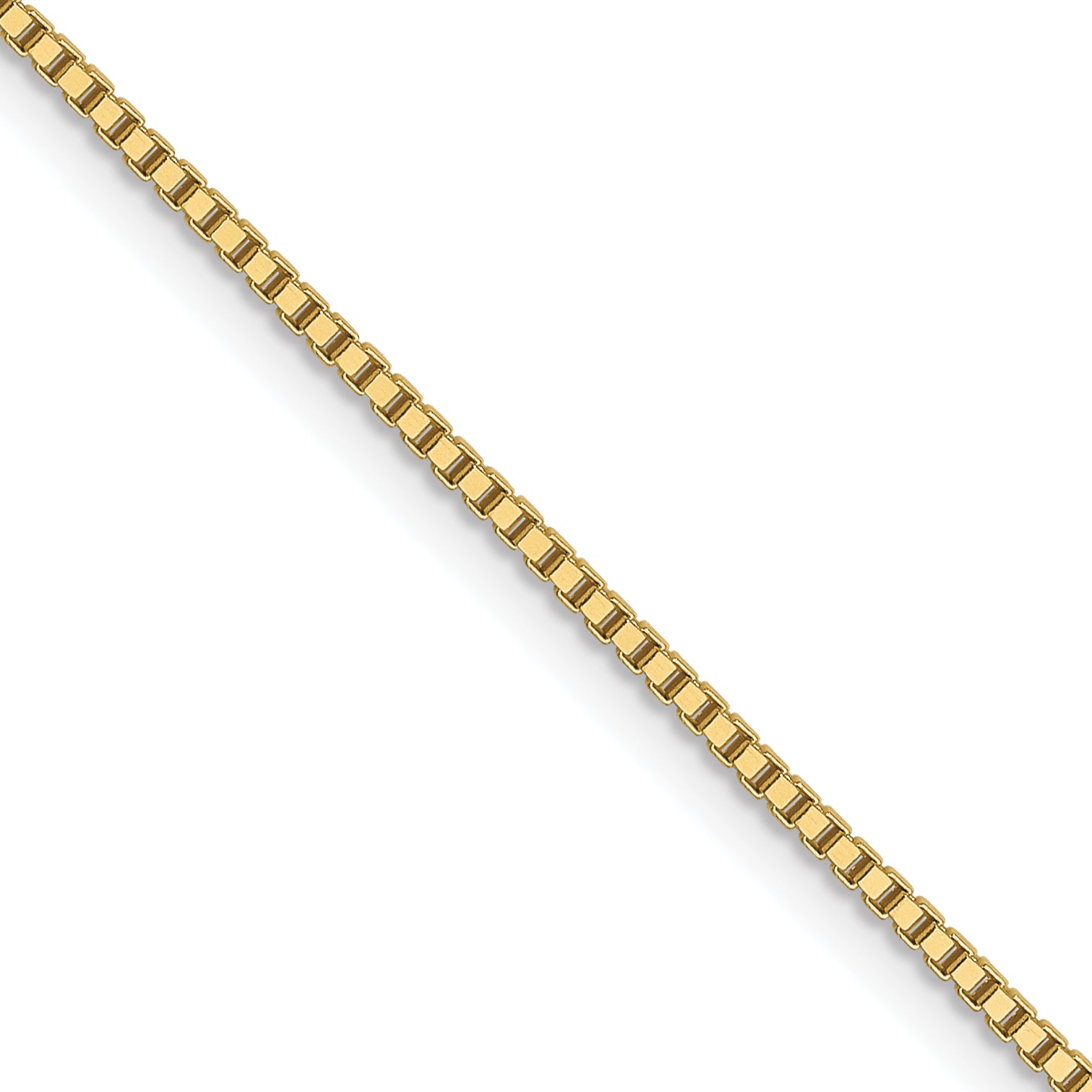 0.9mm 10K Yellow Gold Box Chain - Sophia Jewelers Main image