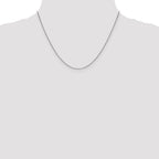 10k White Gold .9mm Box Chain