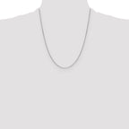 10k White Gold .9mm Box Chain