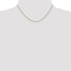10k White Gold 1mm Box Chain