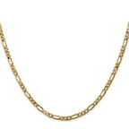3.25mm 10K Yellow Gold Figaro Chain - Sophia Jewelers