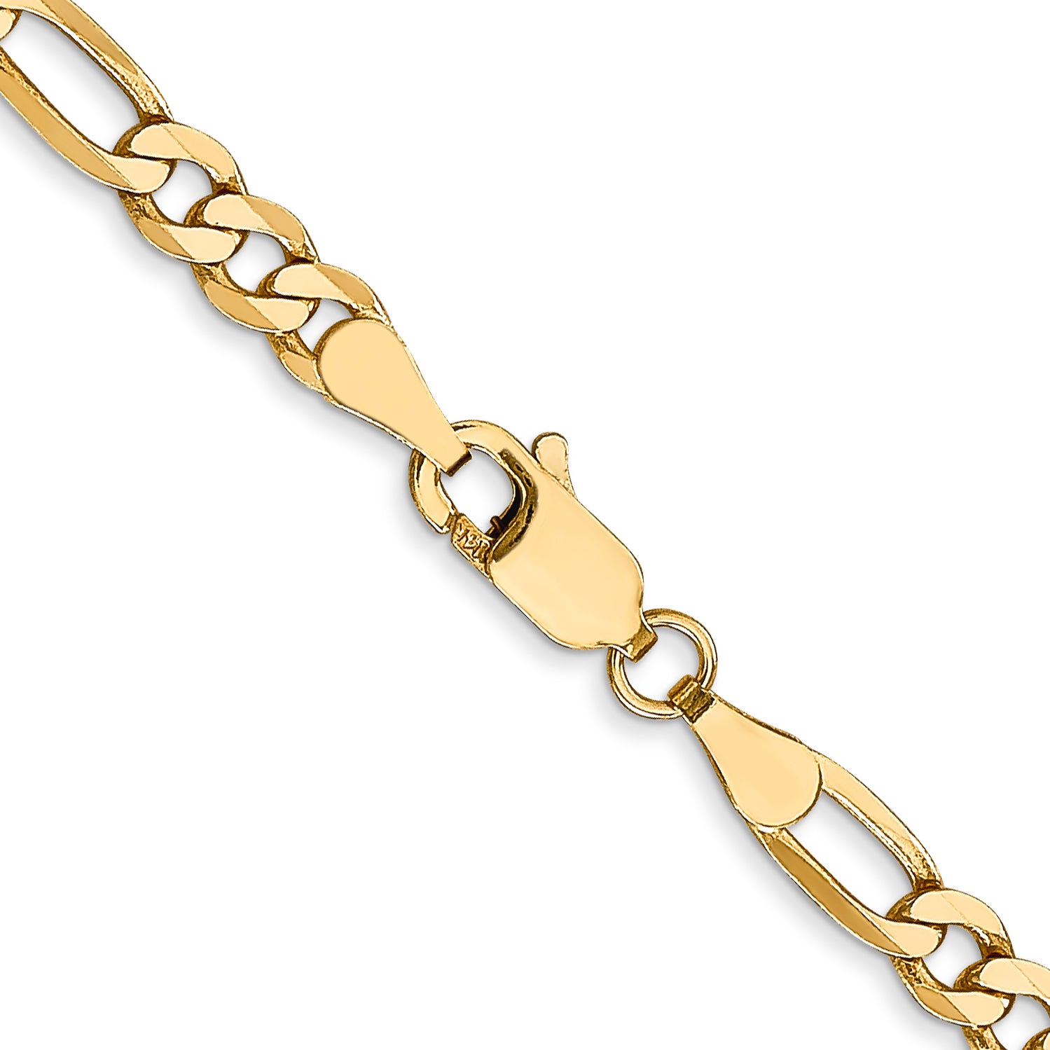 4.0mm 10K Yellow Gold Figaro Chain - Sophia Jewelers