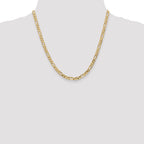 10k 4.75mm Flat Figaro Chain