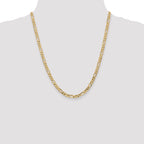 10k 4.75mm Flat Figaro Chain