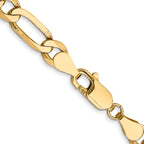 5.25mm 10K Yellow Gold Figaro Chain - Sophia Jewelers