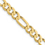 5.25mm 10K Yellow Gold Figaro Chain - Sophia Jewelers