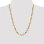 10k 6.25mm Flat Figaro Chain