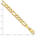 10k 7mm Flat Figaro Chain
