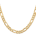 10k 7.5mm Flat Figaro Chain