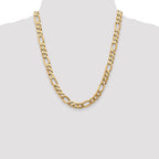 10k 8.75mm Flat Figaro Chain