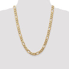 10k 8.75mm Flat Figaro Chain