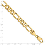 10k 8.75mm Flat Figaro Chain