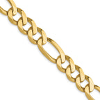 10.0mm 10K Yellow Gold Figaro Chain - Sophia Jewelers