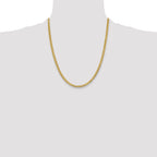 10k 3.7mm Lightweight Flat Cuban Chain