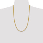 10k 3.7mm Lightweight Flat Cuban Chain