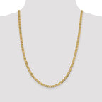 10k 4.7mm Lightweight Flat Cuban Chain