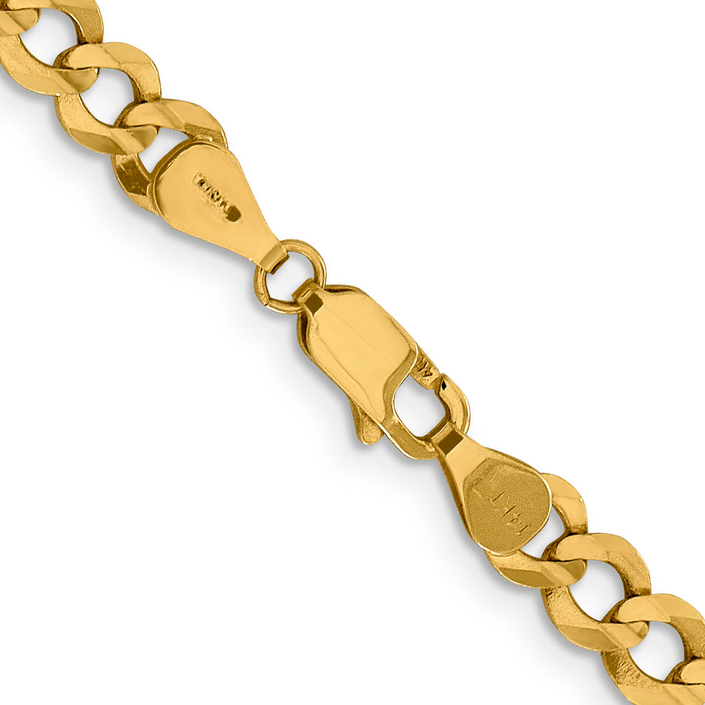 5.9mm 10K Yellow Gold Cuban Link Chain - Sophia Jewelers