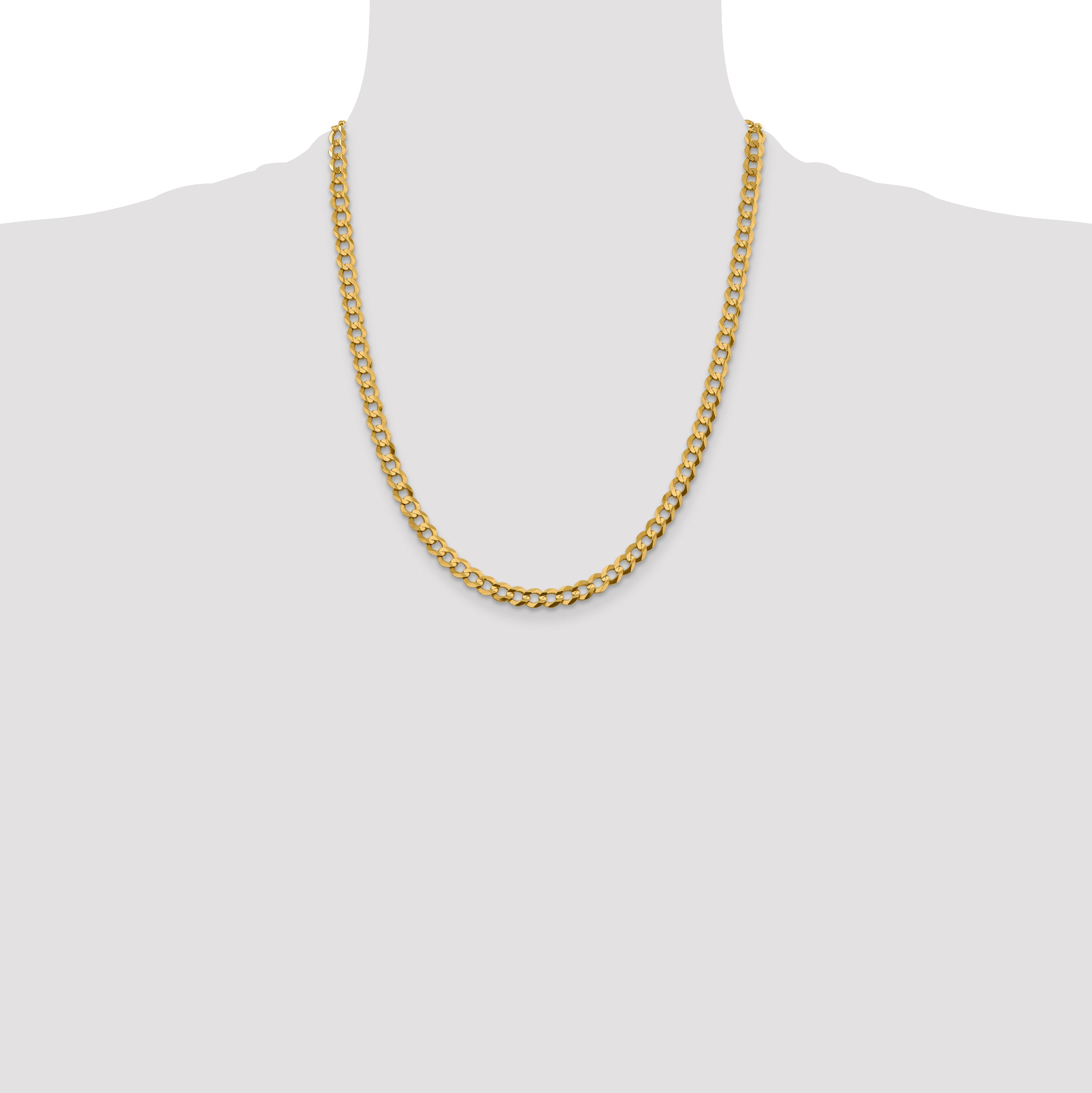 10k 5.9mm Lightweight Flat Cuban Chain