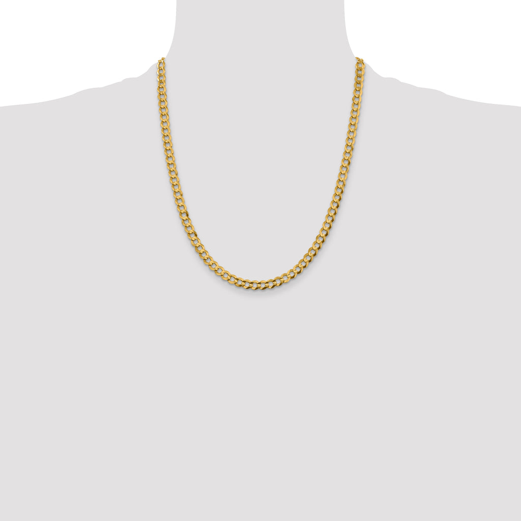 10k 5.9mm Lightweight Flat Cuban Chain