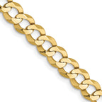 5.9mm 10K Yellow Gold Cuban Link Chain - Sophia Jewelers