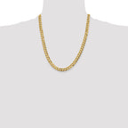 10k 7.2mm Lightweight Flat Cuban Chain