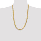 10k 7.2mm Lightweight Flat Cuban Chain