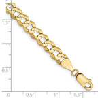 10k 7.2mm Lightweight Flat Cuban Chain