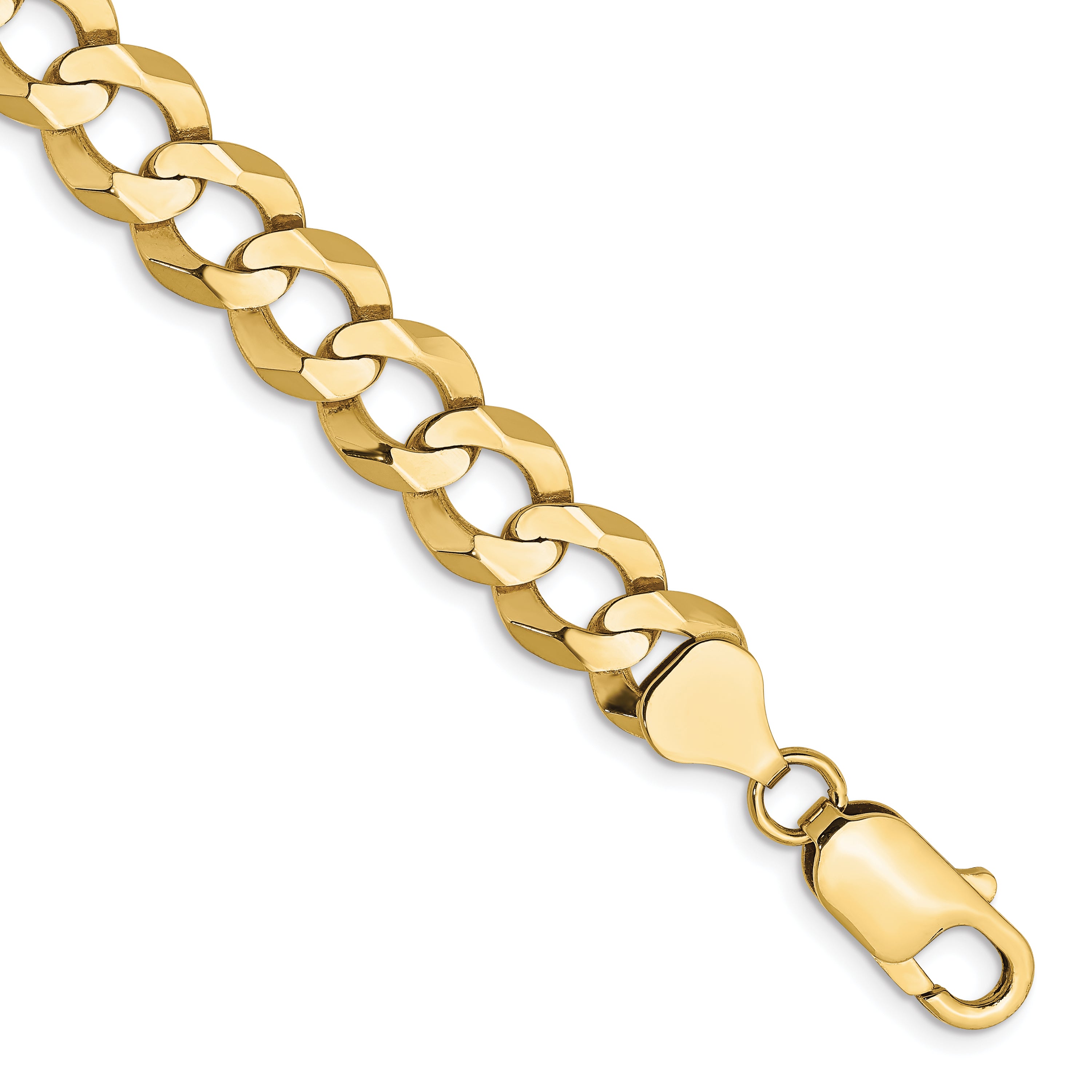 8.3mm 10K Yellow Gold Cuban Link Chain - Sophia Jewelers