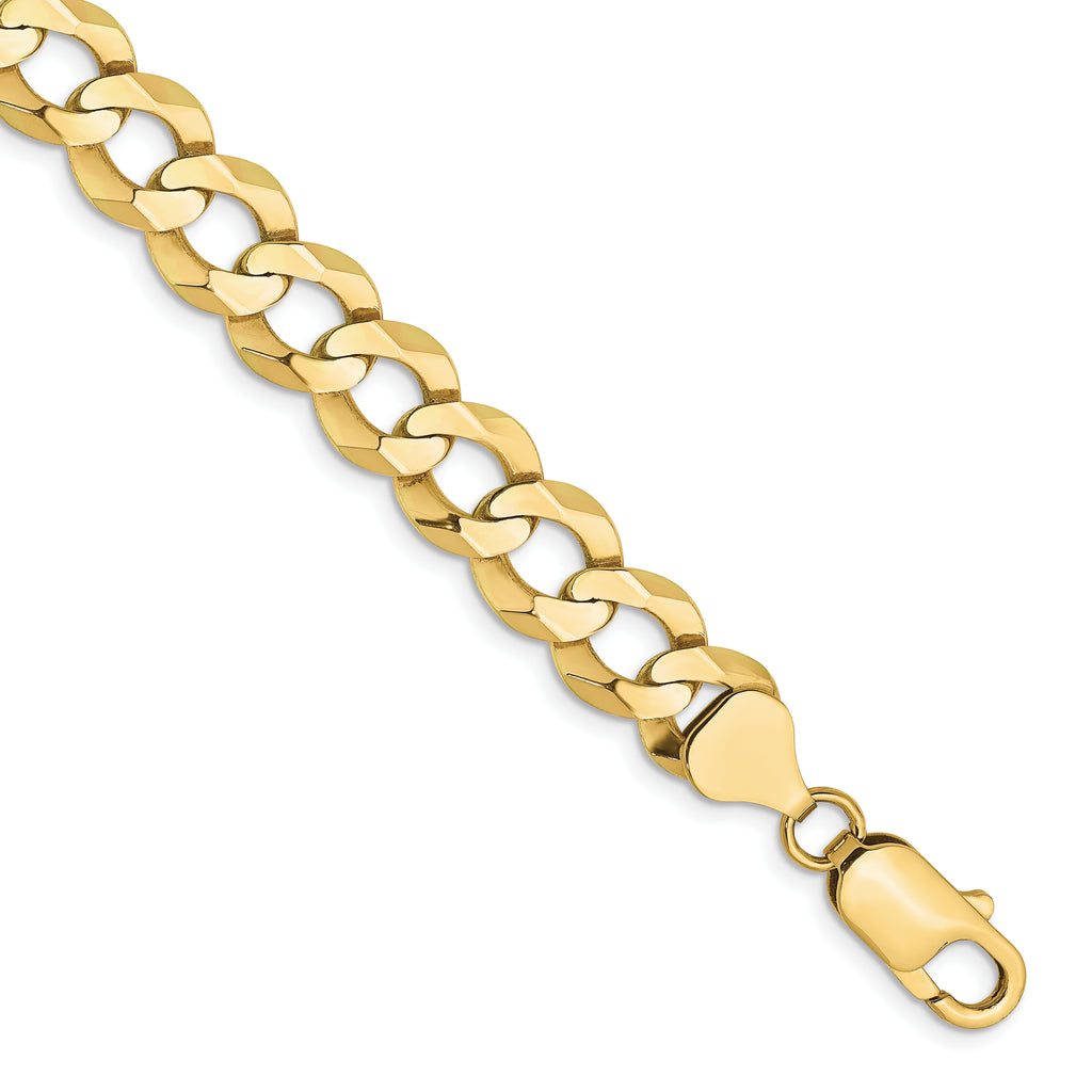 10k 9.4mm Lightweight Flat Cuban Chain