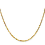 10k 2.2mm Flat Beveled Curb Chain