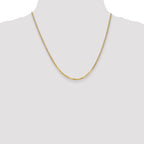 10k 2.2mm Flat Beveled Curb Chain