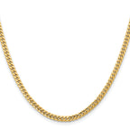 10k 3.5mm Solid Miami Cuban Chain