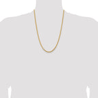 10k 3.5mm Solid Miami Cuban Chain