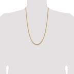 10k 3.5mm Solid Miami Cuban Chain