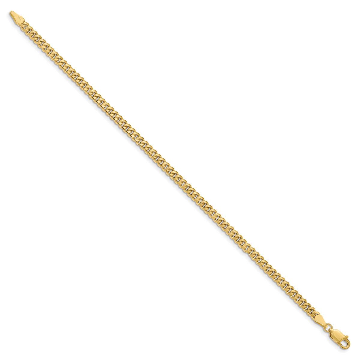 10k 3.5mm Solid Miami Cuban Chain