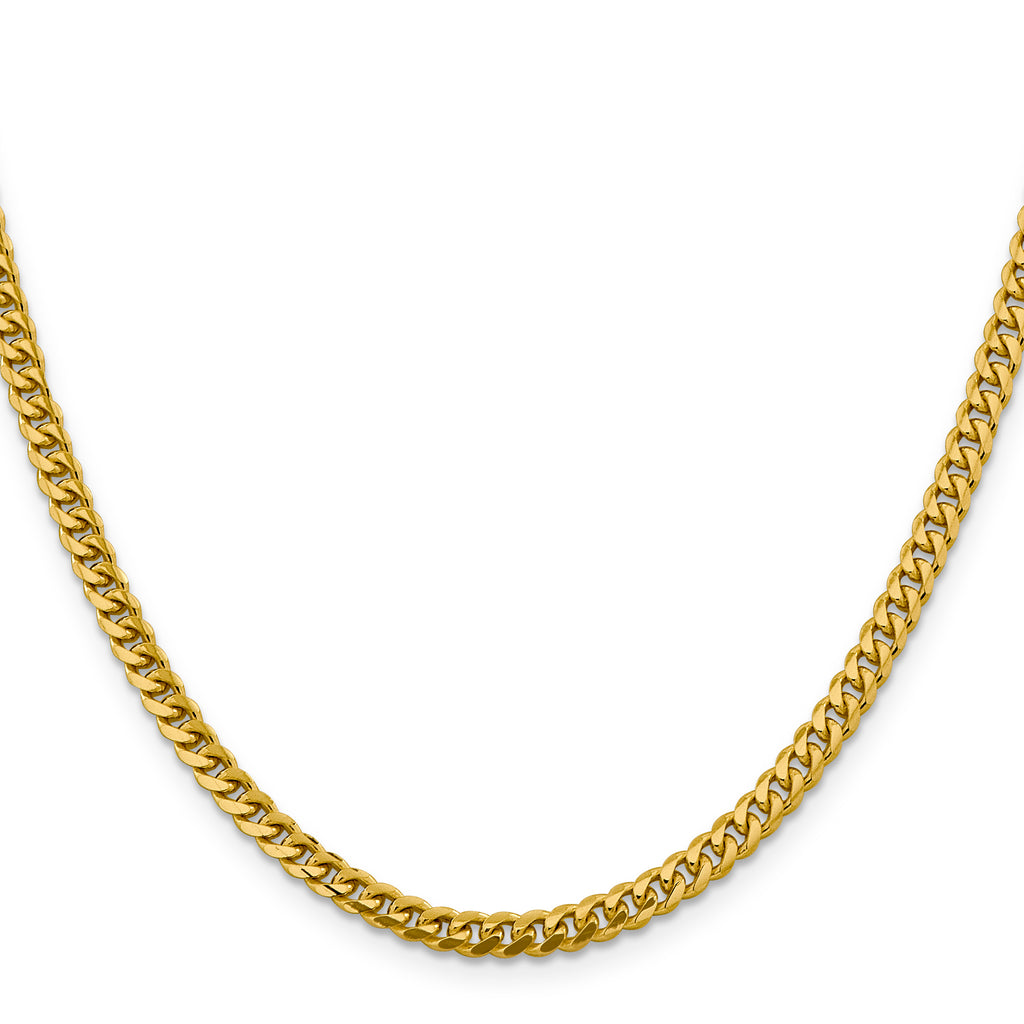 10k 4.25mm Solid Miami Cuban Chain
