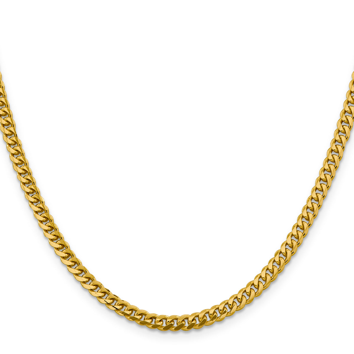 10k 4.25mm Solid Miami Cuban Chain