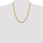 10k 4.25mm Solid Miami Cuban Chain