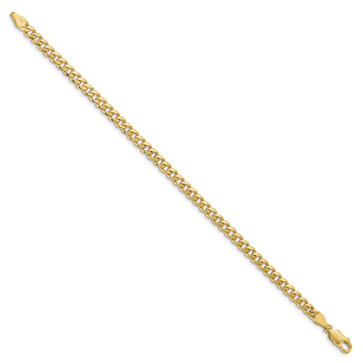 10k 4.25mm Solid Miami Cuban Chain