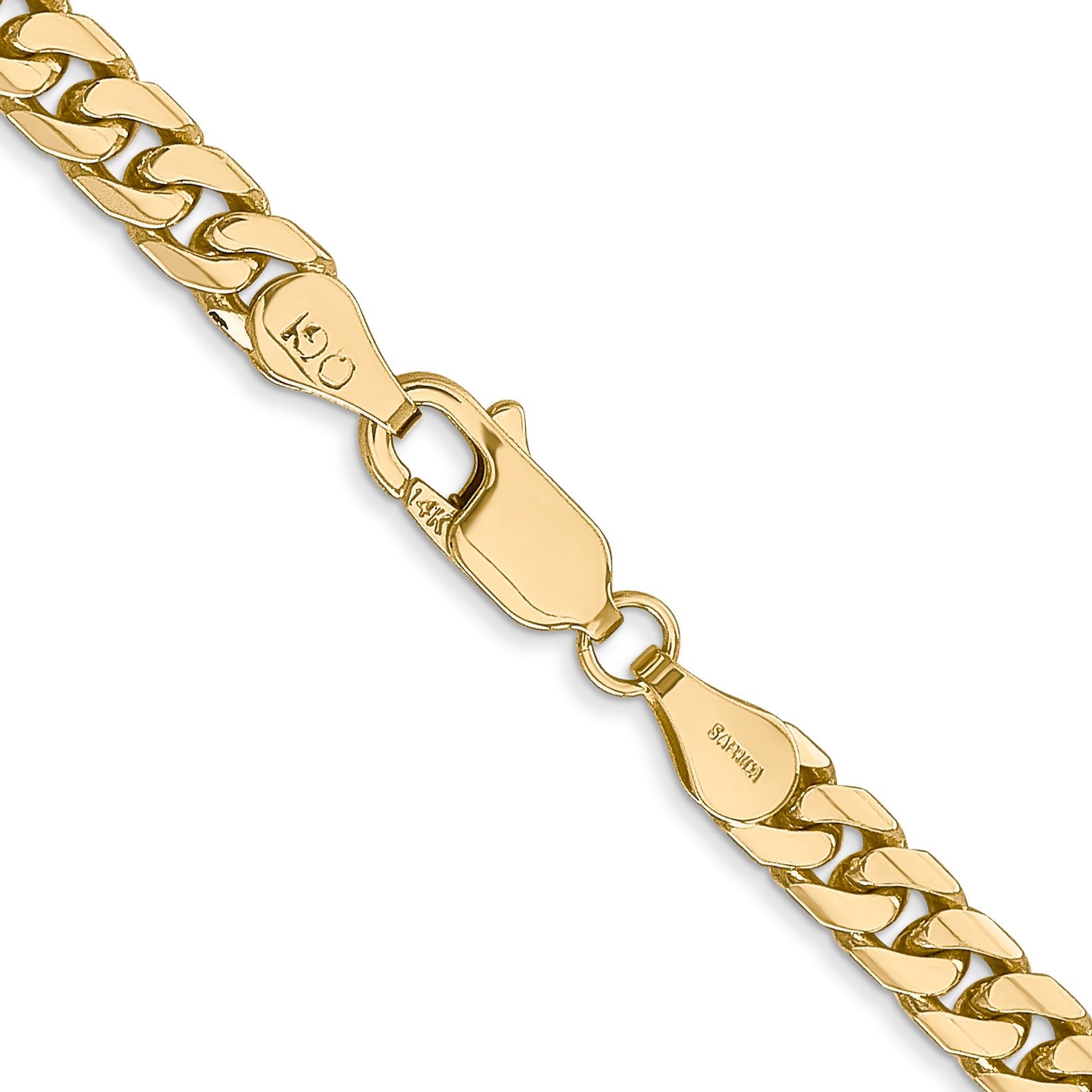 4.3mm 10K Yellow Gold Miami Cuban Link Chain Secondary image