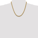 10k 5mm Solid Miami Cuban Chain