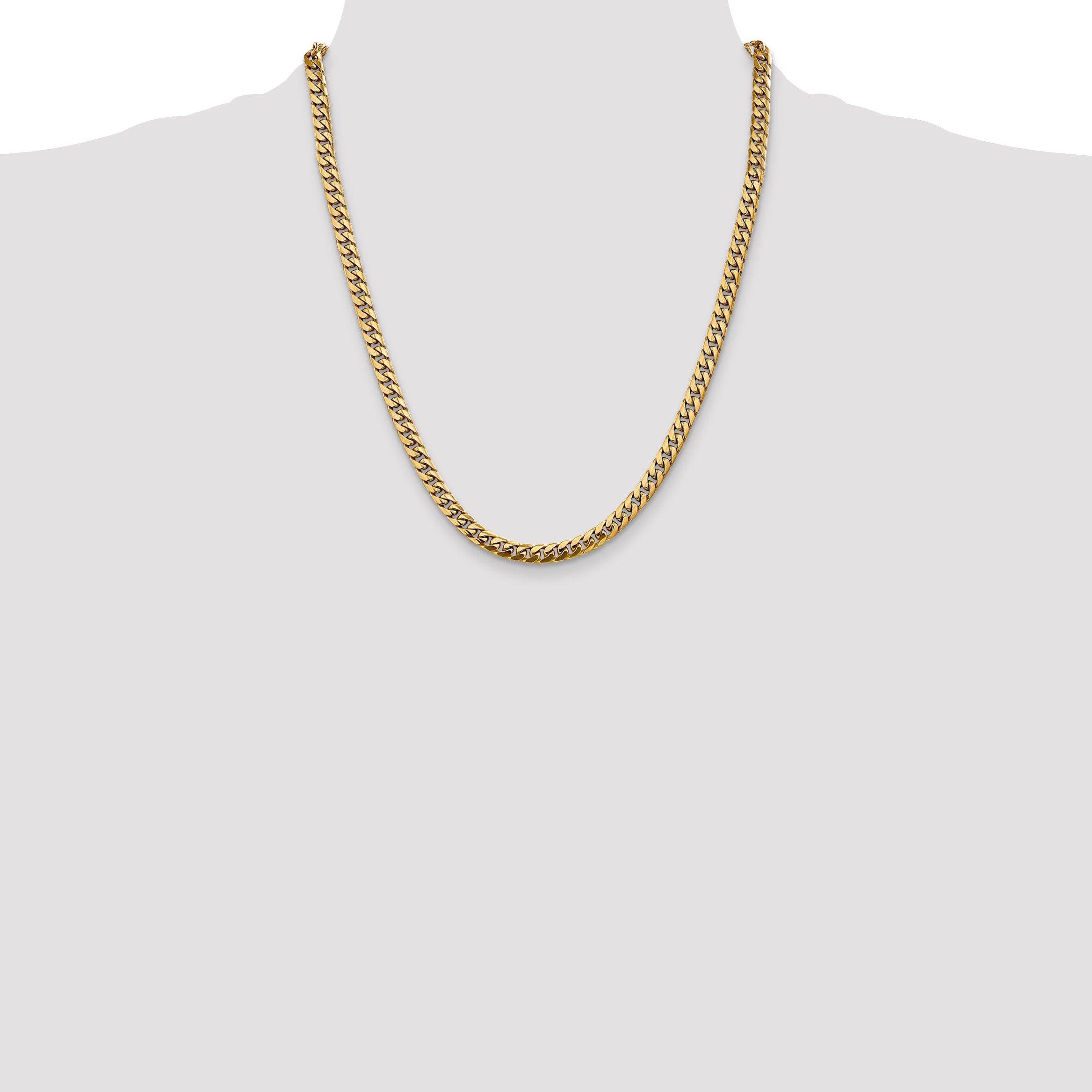 10k 5mm Solid Miami Cuban Chain